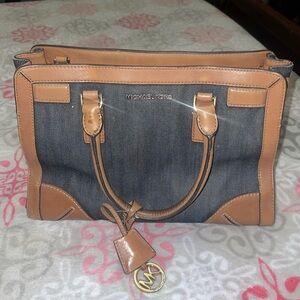 Michael Kors denim tote